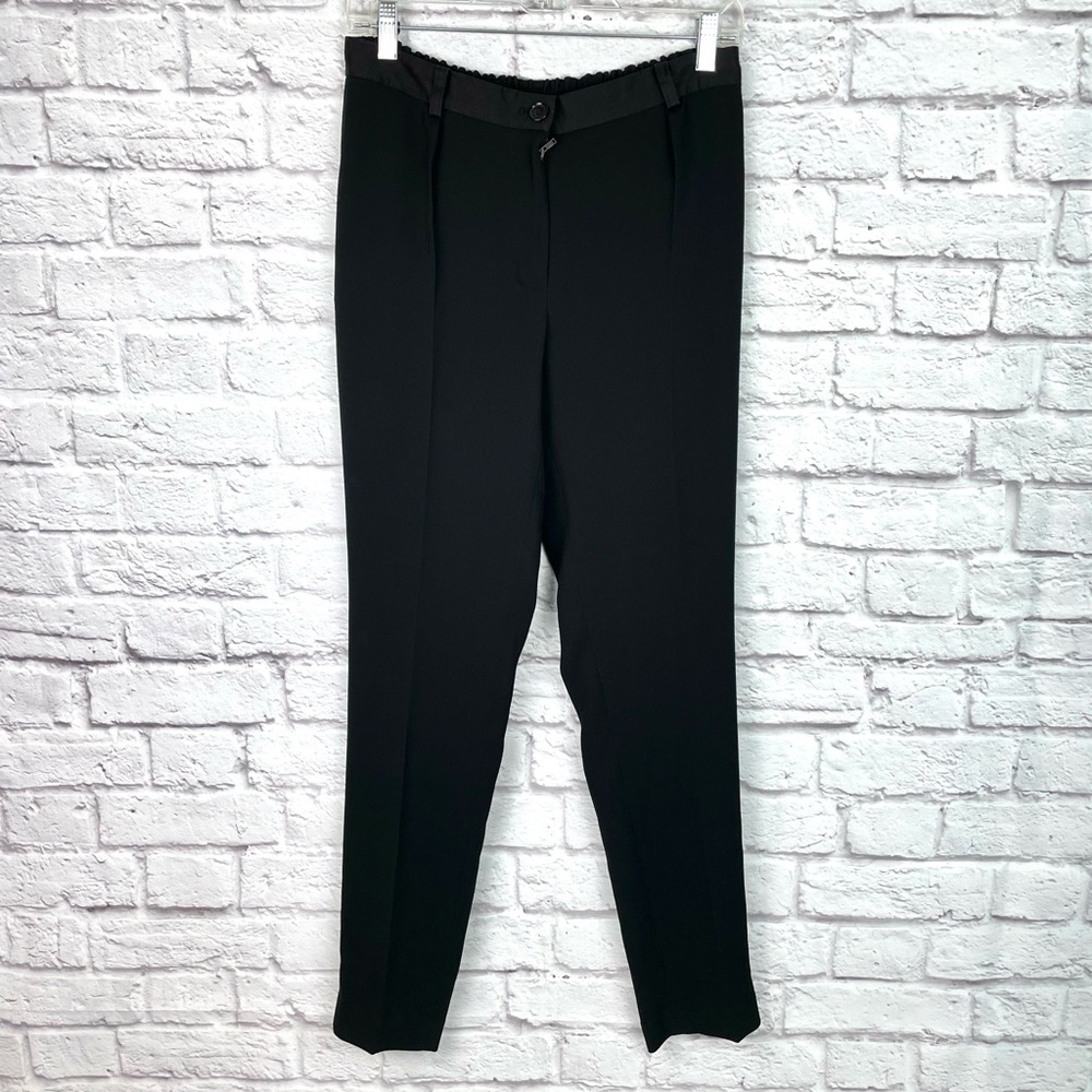 Burberry Brit Black Button‎ Trousers Size 8 New!